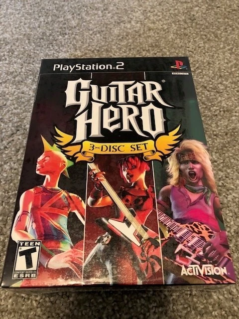 Guitar Hero 3-Disc Set (Sony PlayStation 2, 2008)