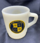 Rare Anchor Hocking Fire King Naval Research Laboratory Washington DC Coffee Mug