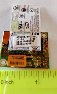 TOSHIBA SATELLITE A205-S6808 MODEM CARD P/N: V000070340 - Picture 1 of 3