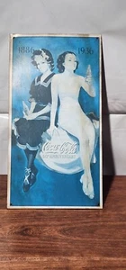 Letrero Coca-Cola Coleccionista 1886-1936 50 Aniversario Coca-Cola. - Imagen 1 de 5