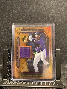 Warming Bernable 2023 Chronicles Gold Standard Swatches Jersey #74/99 - Royals - Picture 1 of 2