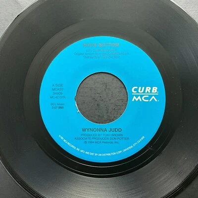 Wynonna Judd, Rock Bottom / Girls With Guitars, 7" 45rpm, Vinyl NM - Image 1 of 2