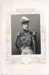 GRAVUR MARSHALL ST ARNAUD Kommandeur der Fremschen Armee während des Krimkrieges - Bild 1 von 2