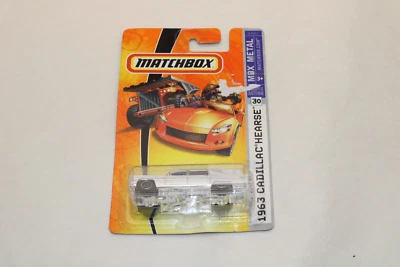 Matchbox MBX Metal 1963 Cadillac Hearse #30 White - Image 1 of 4