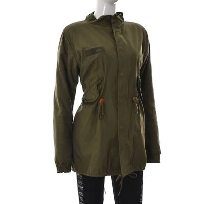 Alpha Industries Women's Parka Jacket Coat Size XL Khaki Green - Image 1 of 4