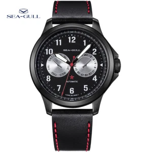 Seagull Date Chinese Military Watch Arabic Numerals Mechanical Automatic Watch - Picture 1 of 6