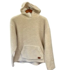 Brixton Grade Sherpa International Hoodie Cream SZ S Men’s - Picture 1 of 5
