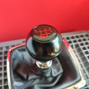 BLACK 6SP SHORT BALL SHIFT GEAR KNOB for FOCUS MK3 MK4 FIESTA MK7 MK8 ST RS 2.0T - Picture 1 of 6