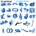 For Yamaha YZ250 2024 NiceCNC Engine Kit Crankcase Cover Radiator Guard Blue