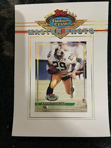 Barry Foster Steelers 1993 Topps Stadium Club Master Photo #1 Members Only 5x7 - Picture 1 of 2