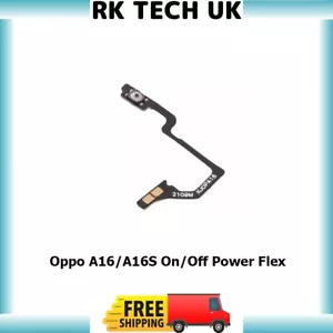 For Oppo A16 A16S on off Power Volume button Cable flex Replacement-Uk Stock - Picture 1 of 1