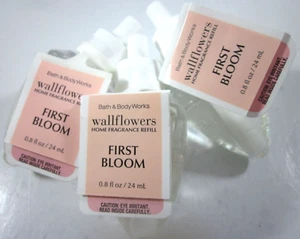 3 bulbs Bath & Body Works Wallflower Refill Bulb First Bloom - Picture 1 of 3