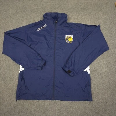 Central Coast Mariners Jacket Mens SMALL Blue Football Windbreaker Kappa Size S - Image 1 of 4