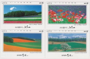 LOT de 4 télécartes JAPON - HOKKAIDO - COMPLETE SET - JAPAN phonecards - Picture 1 of 1