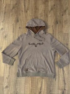 Kimes Ranch Hoodie Herren XL braun Pullover Sweatshirt gesticktes Logo - Bild 1 von 8