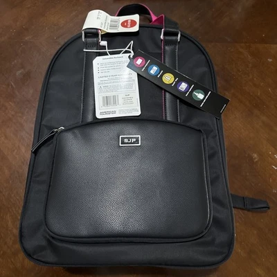 Sarah Jessica Parker 16" RFID Convertible Laptop Backpack - Black/Candy - Image 1 of 4