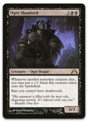 Ogre Slumlord #74 (NM) Gatecrash GTC Magic MTG - Image 1 of 2