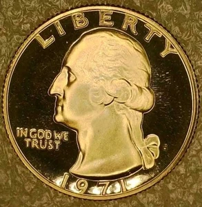 🔥RARE!!! BU DCAM 1971-S WASHINGTON QUARTER DDO (Earlobe)/ DDR & RPM VARIETY - Picture 1 of 16