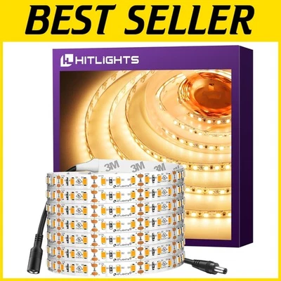 3000K 16.4ft LED Tape Light, 600 LEDs, Dimmable, -Listed - Image 1 of 4