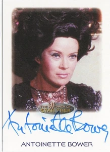 The Women of Star Trek Auto Autograph Card Antoinette Bower as Sylvia - Picture 1 of 4