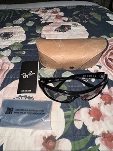NEW RAY BAN RB4431 66776V Black Silver Mirror Unisex 70 mm Sunglasses SHIPS FREE - Picture 1 of 5