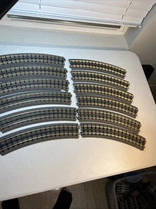 MENGE 12 MTH Realtrax Spur O 0-54" Kurve Gleisstücke (A) - Bild 1 von 12