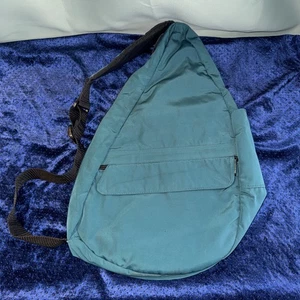 Ameribag anni '90 LL Bean verde microfibra schiena sana - Foto 1 di 3