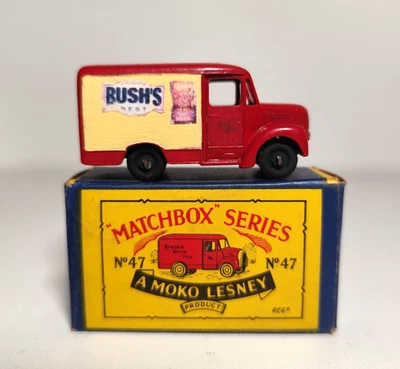 Matchbox Moko Lesney 47 Trojan 1 Ton Van Cutom Bush Beans GPW Original Box - Image 1 of 4