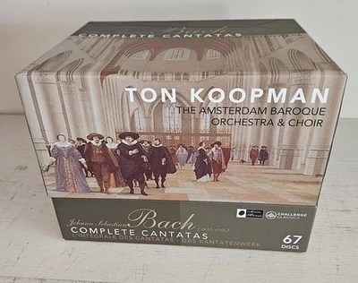 Bach Complete Cantatas 67 Disc Box Set (Challenge CC72350) Ton Koopman - Image 1 of 4