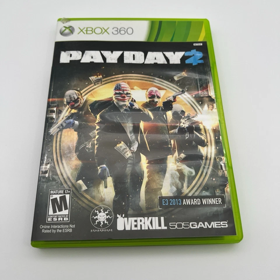 Payday 2 Xbox 360 Microsoft Game PAL  Complete With Manual - Image 1 of 4