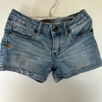 Lucky Brand Girls Denim Cut-Off Shorts Blue Summer Casual - Image 1 of 4