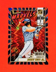 🔥BOBBY WITT JR /99 -2025 Donruss Baseball Diamond Marvels- RED EXPLOSION ROYALS - Bild 1 von 2