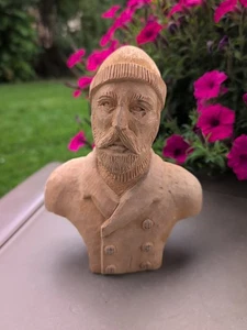 Handgeschnitzte Matrosenbüste aus Holz - Bild 1 von 6