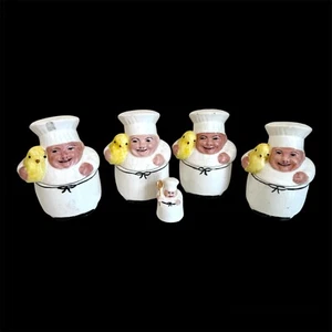 Antiguo Kern Alemania Cocinero Chef Contención de Grasa Pájaro Tarro Decoración Agitador Baratija Plato - Imagen 1 de 17