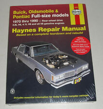 Manuel de Réparation / Buick,Oldsmobile + Pontiac, Bj. 1970 - 1990