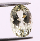 Natural Yellow Beryl Gemstone Oval Shape Beryl Cut Stone 1.85Ct Jewelry Making