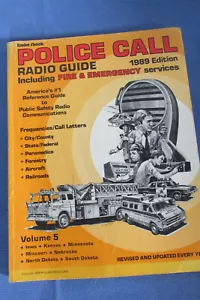 Vintage Radio Shack Police Call Radio Guide 1989 Edition Volume 5 Good Condition - Picture 1 of 8