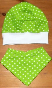 Beanie Mütze ♥ Halstuch ♥ 2 Tlg Set ♥ Sternchen ♥ handmade - Bild 1 von 2