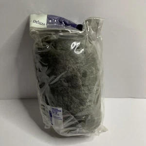 Deluxe Fairway Wood Covers Gray Fur Knit Head Cover new old stock - Picture 1 of 9