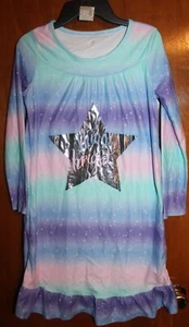 SO Girls' Size 7-8 NIGHTGOWN (Shine Bright; Multicolor) EUC - Picture 1 of 1