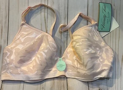 Sujetador con aros de nailon rosa Vanity Fair Light Allure Demi Contour 36D Foto 1 de 4