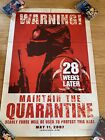 2007 28 WEEKS LATER ORIGINAL ADV ROLLED 27X40 HORROR MOVIE POSTER