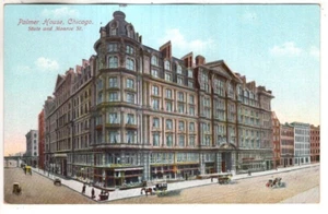 ANTIQUE Postcard       PALMER HOUSE  -  CHICAGO, ILLINOIS - Picture 1 of 2