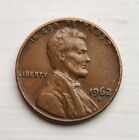 SELTEN 1962 D Lincoln Penny ""L am Rand"" und ""E auf E. Pluribus"" auf der anderen Seite