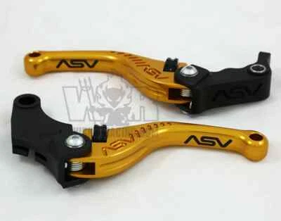 BMW R1200 GS / R / RS 2012 - 2018 ASV F3 Lever Set Brake & Clutch Gold Short - Изображение 1 из 4