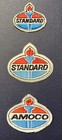 THREE VINTAGE AMOCO & STANDARD Oil / GAS SEW ON AUTOMOTIVE PATCHES