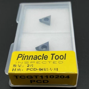 10PCS For Aluminum TCGT110204 PCD TCGT21.51 Diamond CNC carbide Turning insert - Picture 1 of 10