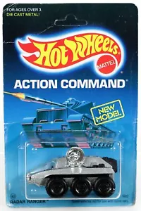 Hot Wheels Radar Ranger Action Command Series - 5022 NRFP 1986 Silver CTBK 1:64 - Picture 1 of 4