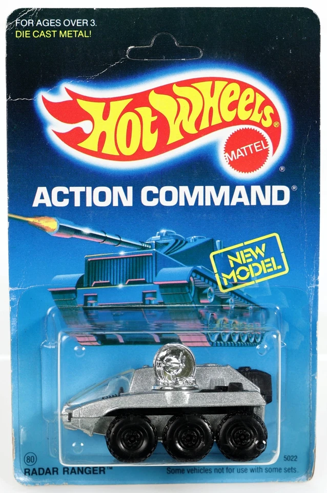 Hot Wheels Radar Ranger Action Command Series - 5022 NRFP 1986 Silver CTBK 1:64 - Image 1 of 4