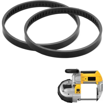 2Pcs Rubber Band Saw Pulley Part 650721-00 Fit For DeWalt DW328 DW329 DWM120K - Image 1 of 4